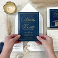 Wedding Invitations with Foil